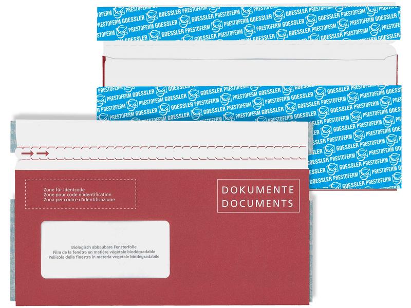 Goessler Pochette pour documents Docufix FSC C6/5 fenêtre gauche, 250 pièces