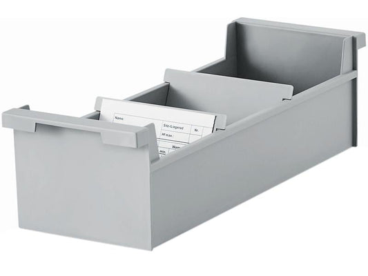 Styro Boîte à fiches en travers A7, Gris