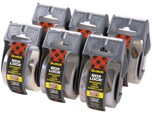 Scotch Ruban d'emballage Box Lock 48 mm x 20.3 m, 6 rouleaux