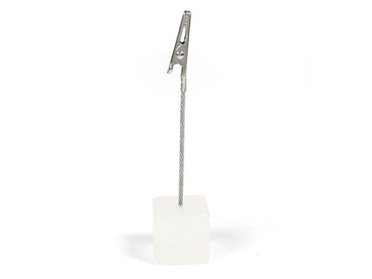 Trendform Marque-place de table Support Cube 1 Pièce/s, Blanc mat