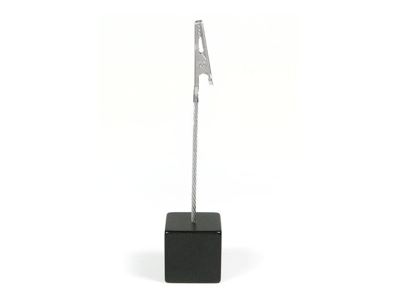 Trendform Marque-place de table Support Cube 1 Pièce/s, Noir mat