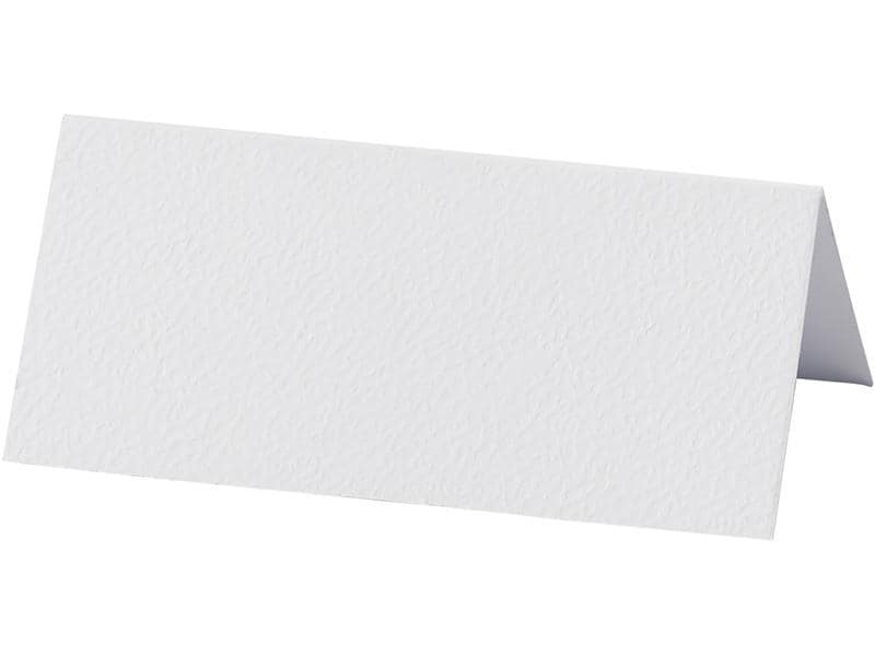 Creativ Company Marque-place de table 9 x 4 cm, 20 pièces, blanc