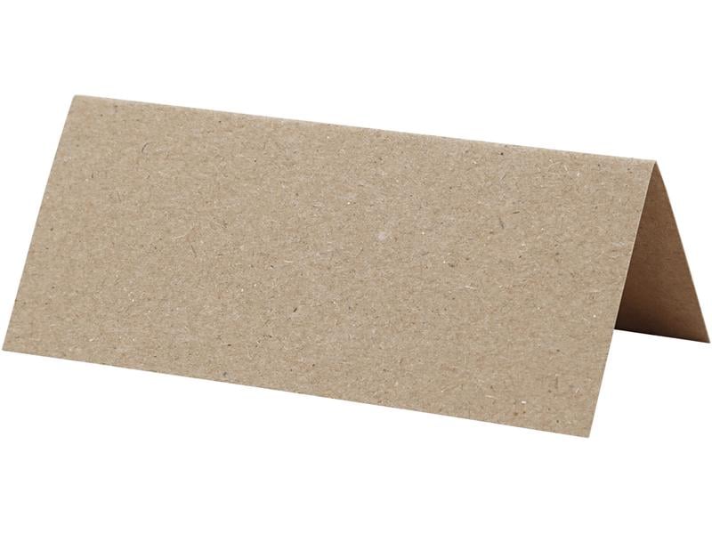 Creativ Company Marque-place de table 9 x 4 cm, 20 pièces, naturel