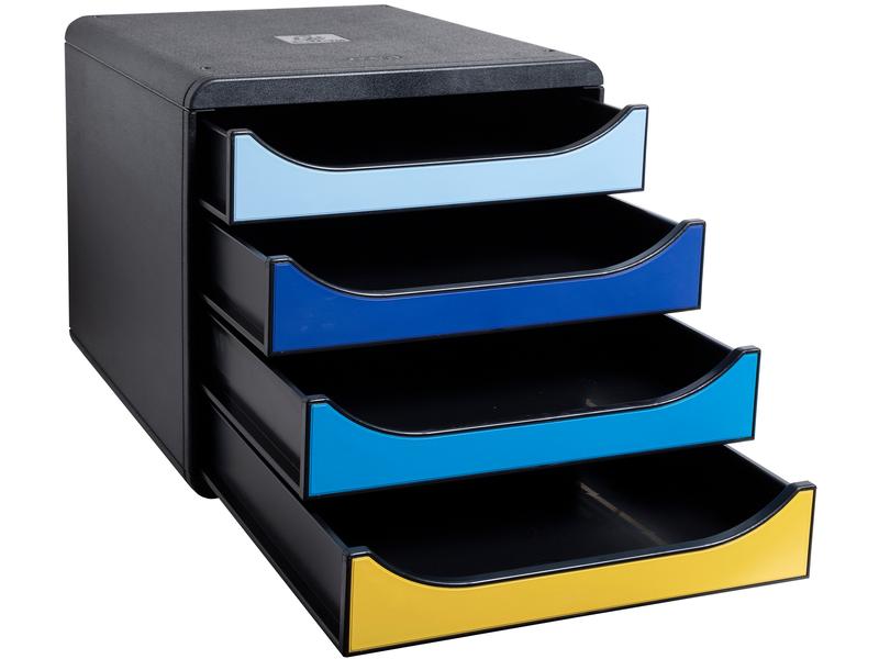 Exacompta Boîte à tiroirs Bee Blue Big Box Plus