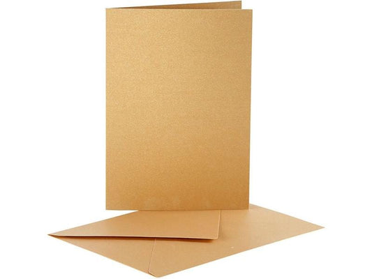 Creativ Company Carte vierge Or, 10 pièces