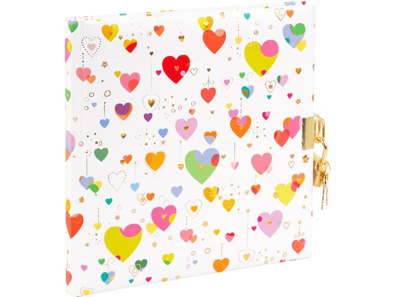 Goldbuch Journal intime Heart light 96 pages, 16.5 x 16.5 cm