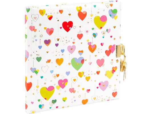 Goldbuch Journal intime Heart light 96 pages, 16.5 x 16.5 cm