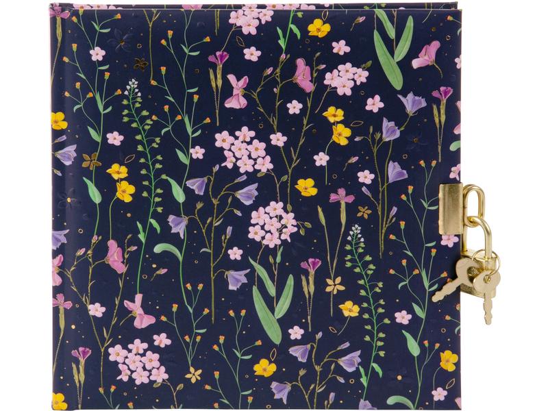 Goldbuch Journal intime Meadow Miracles bleu 96 pages, 16.5 x 16.5 cm