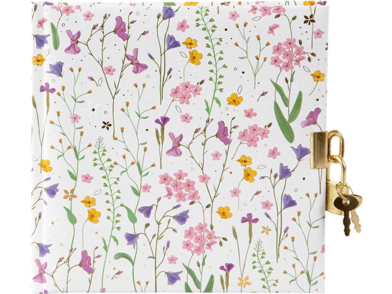 Goldbuch Journal intime Meadow Miracles Blanc 96 pages, 16.5 x 16.5 cm