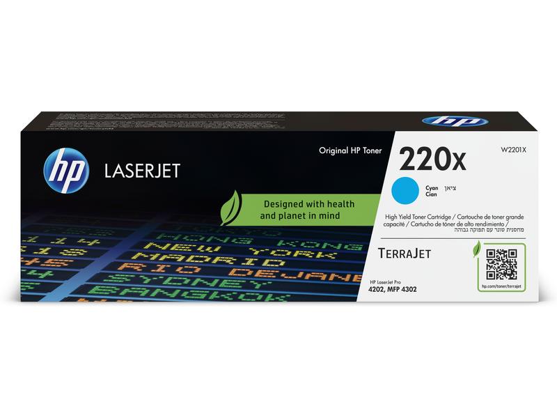 HP Toner N° 220X (W2201X) Cyan