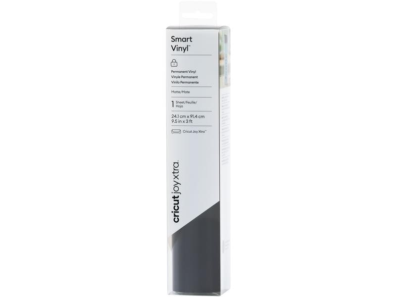 Cricut Film de vinyle Joy Xtra Smart permanent 24.1 x 91.4 cm, noir