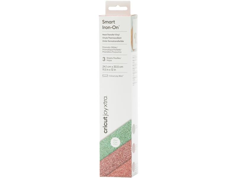 Cricut Film thermocollant Joy Xtra Smart 3 pièces, Seasparkle