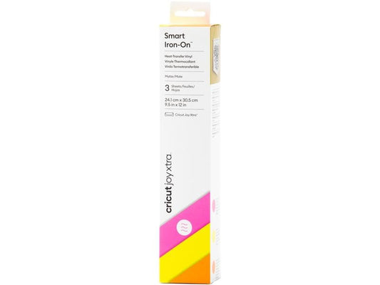 Cricut Film thermocollant Joy Xtra Smart 3 pièces, Glowstick