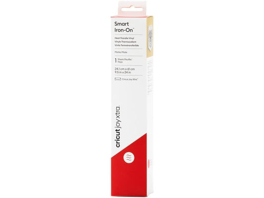 Cricut Film thermocollant Joy Xtra Smart 24,1 x 61 cm, Rouge