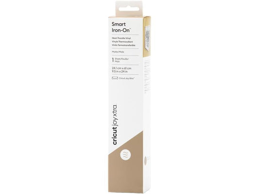 Cricut Film thermocollant Joy Xtra Smart 24,1 x 61 cm, Doré