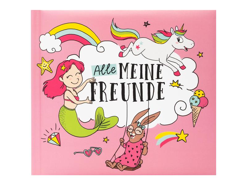 Sheepworld Livre d’amis 65 pages, 20 x 18 cm, rose