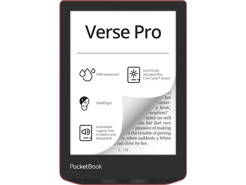PocketBook Lecteur E-Book Verse Pro Passion Red