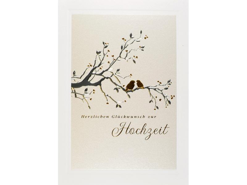 ABC Faire-part de mariage Oiseaux A5