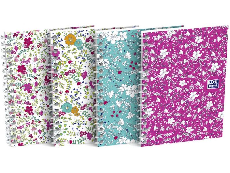 Oxford Bloc-notes GO Floral A6 quadrillé