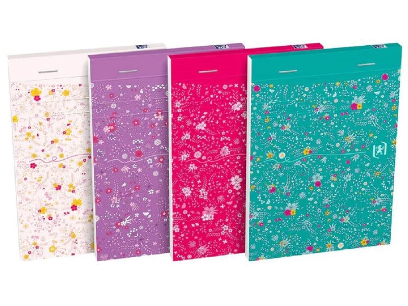 Oxford Bloc-notes GO Floral A6 ligné
