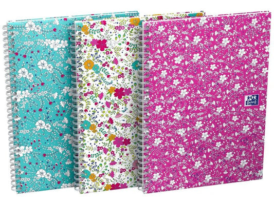 Oxford Bloc-notes GO Floral B5 ligné