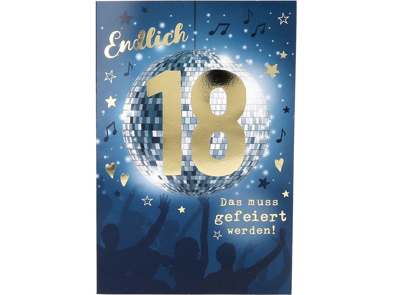 Depesche Carte musicale mobile Anniversaire, majorité