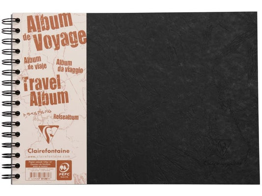 Clairefontaine Album photo AgeBag A4 horizontal, 40 feuilles, noir