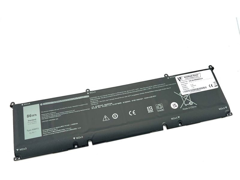 Vistaport Batterie pour Dell Alienware M15/M17, G7, Precision 5550, XPS