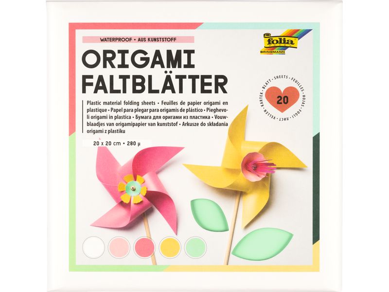 Folia Feuilles origami 20 x 20 cm