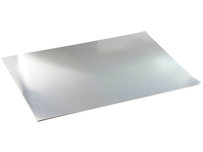 Creativ Company Papier métallisé A2 10 feuilles, argent