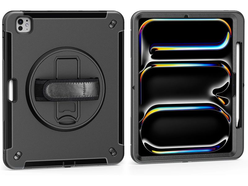 4smarts Tablet Back Cover Rugged Case Grip iPad Pro 13" (M4, 2024)