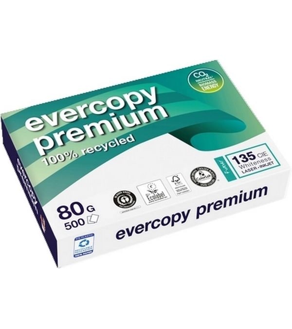 Evercopy Papier pour photocopie Premium A4, blanc, 80 g/m², 500 feuilles