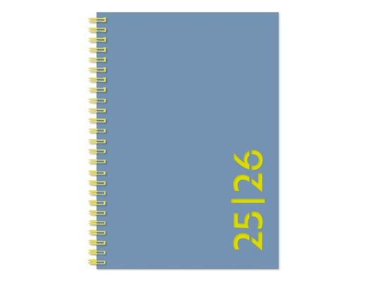 Simplex Emploi du temps scolaire Colors weekly A5, 2025-2026, bleu ciel