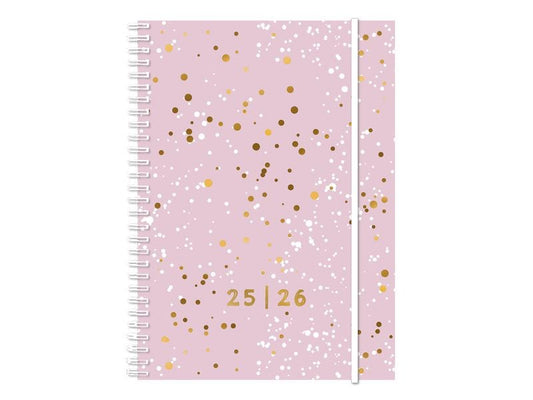 Simplex Emploi du temps scolaire Emotions Touch A5, 2025-2026, Confetti