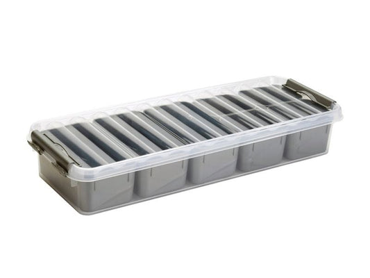 Sigma Home Boîte de rangement Q-Line Gris, Volumes: 3.5 l