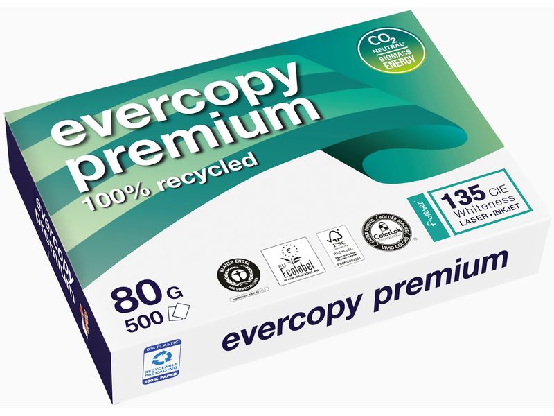 Evercopy Papier pour photocopie Premium A3, blanc, 80 g/m², 500 feuilles