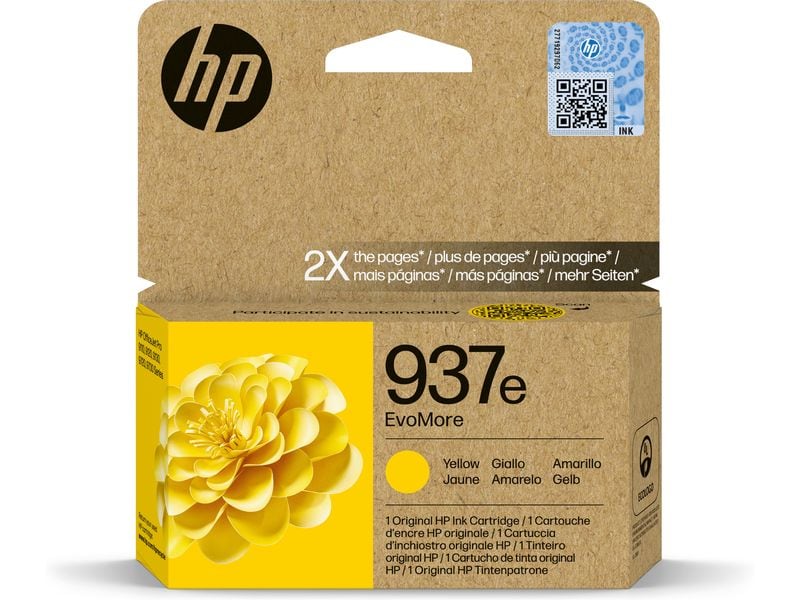 HP Encre N° 937e (4S6W8NE) Yellow