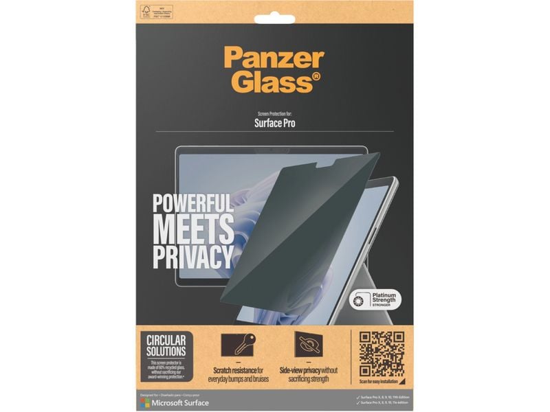 Panzerglass Ultra Wide Fit Privacy Surface Pro X/8/ 9/10/11