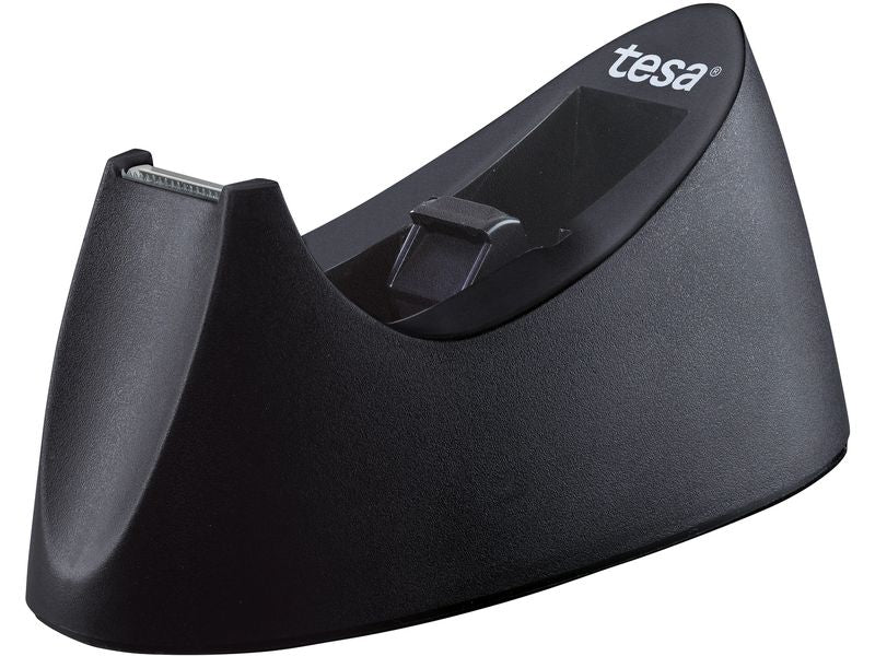 tesa Dévidoir de table Easy Cut Curve y compris 1x tesafilm, noir