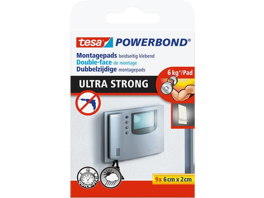 tesa Dosettes Powerbond Ultra Strong pastilles adhésives double face
