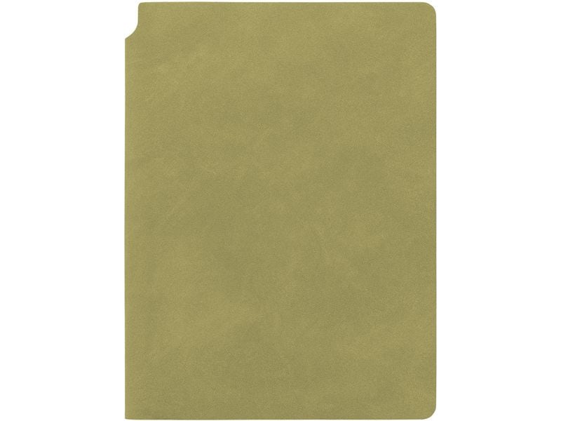 Kolma Bloc-notes Smooth A5, à pois, vert olive