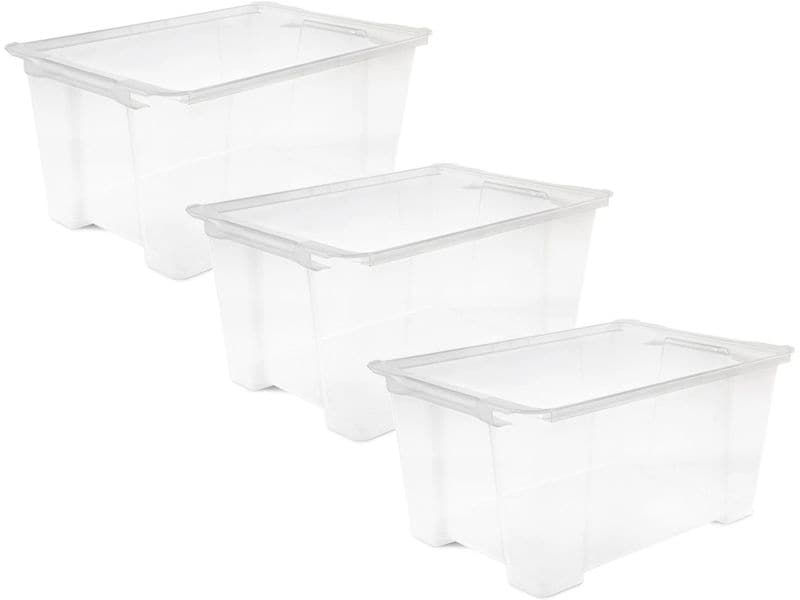 Rotho Boîte de rangement EVO EASY Transparent, 3 pcs.