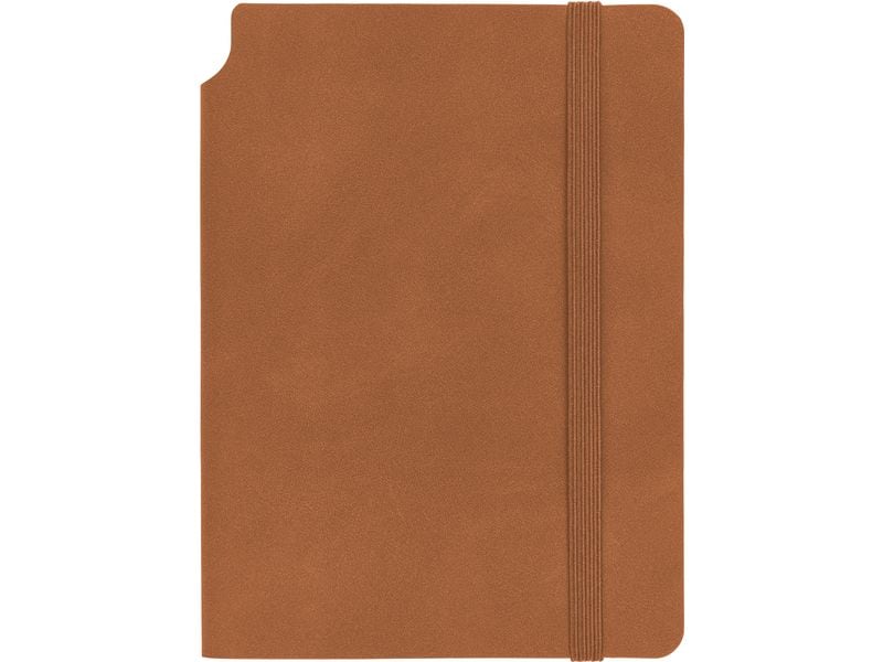 Kolma Bloc-notes Smooth A6, Vierge, marron