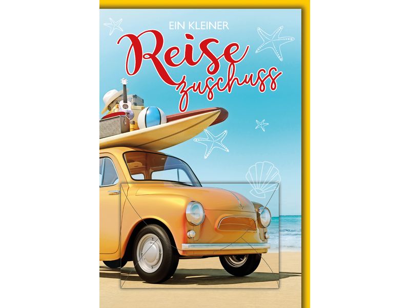 Braun + Company Carte à motif Voyage 11.5 x 17 cm