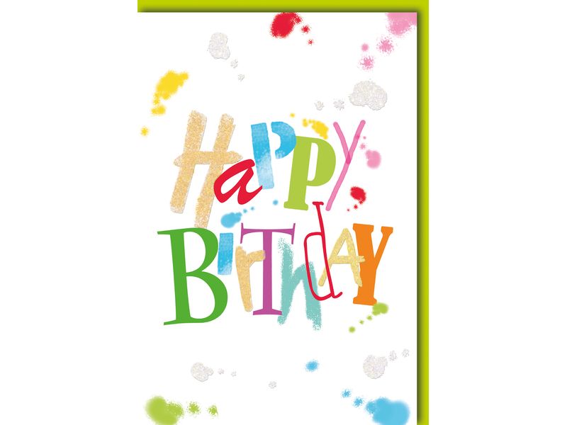 Braun + Company Carte de félicitations Joyeux anniversaire 11.5 x 17 cm