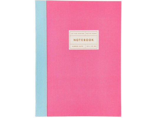 Rico Design Bloc-notes S 14,5 x 19,5 cm, Pois, Rose fluo