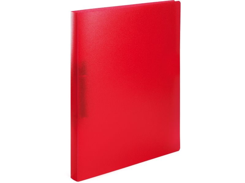 HERMA Classeur à anneaux A4 translucide rouge Mécanisme d'anneau 2D