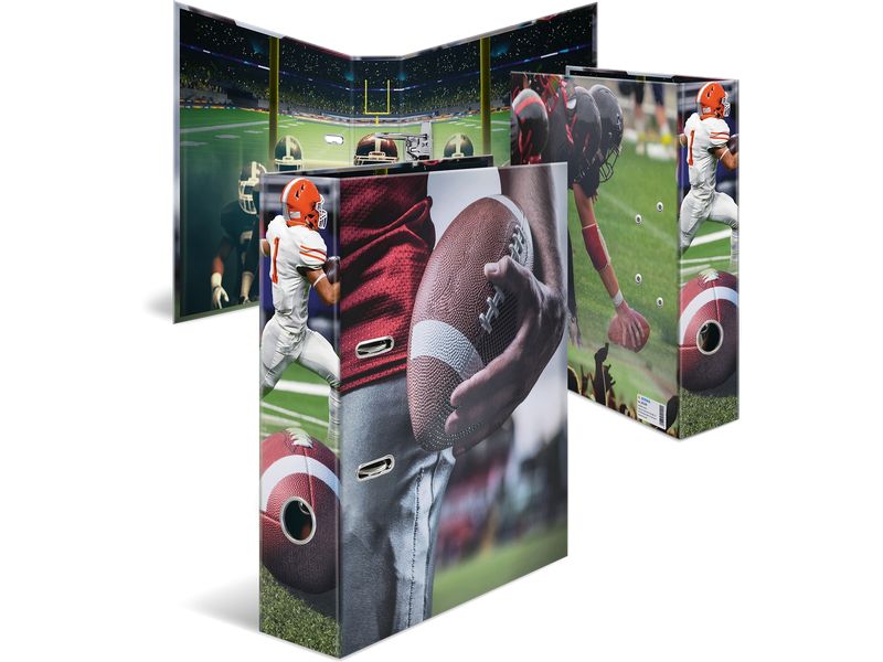 HERMA Classeur à motifs A4 Football américain 285 cm, Multicolore