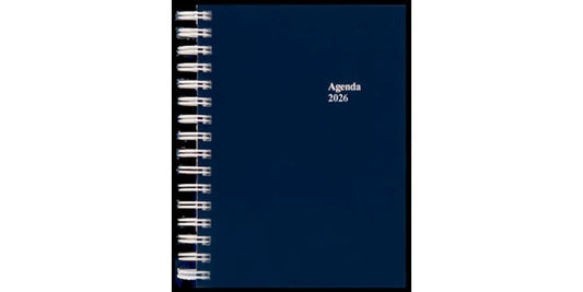 Simplex Agenda hebdomadaire Business Timer 14.8 x 20.8 cm, 2026, Bleu