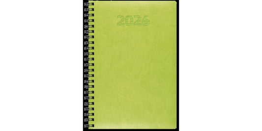 Simplex Agenda hebdomadaire Simply Flex 15 x 21 cm, 2026, Vert clair